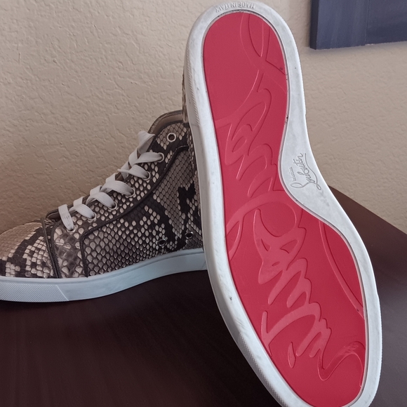 Men's Christian Louboutin High Tops - Picture 2 of 4